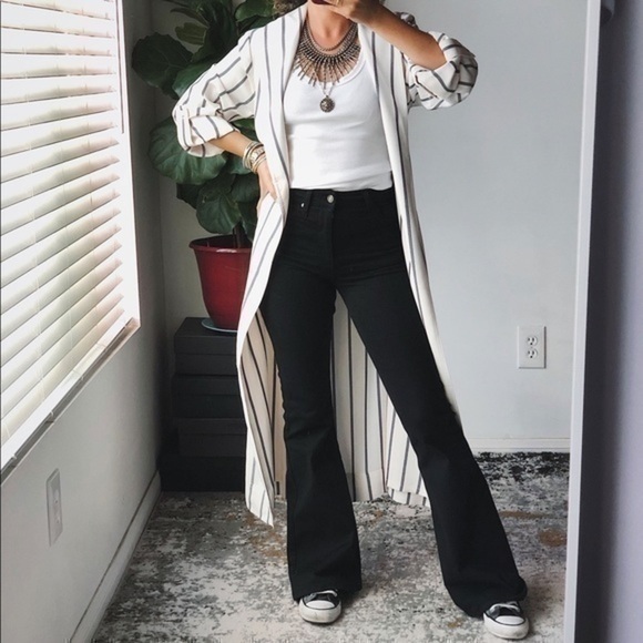 ZARA Low rise Flare Jeans full length 6045/050 - Picture 8 of 14